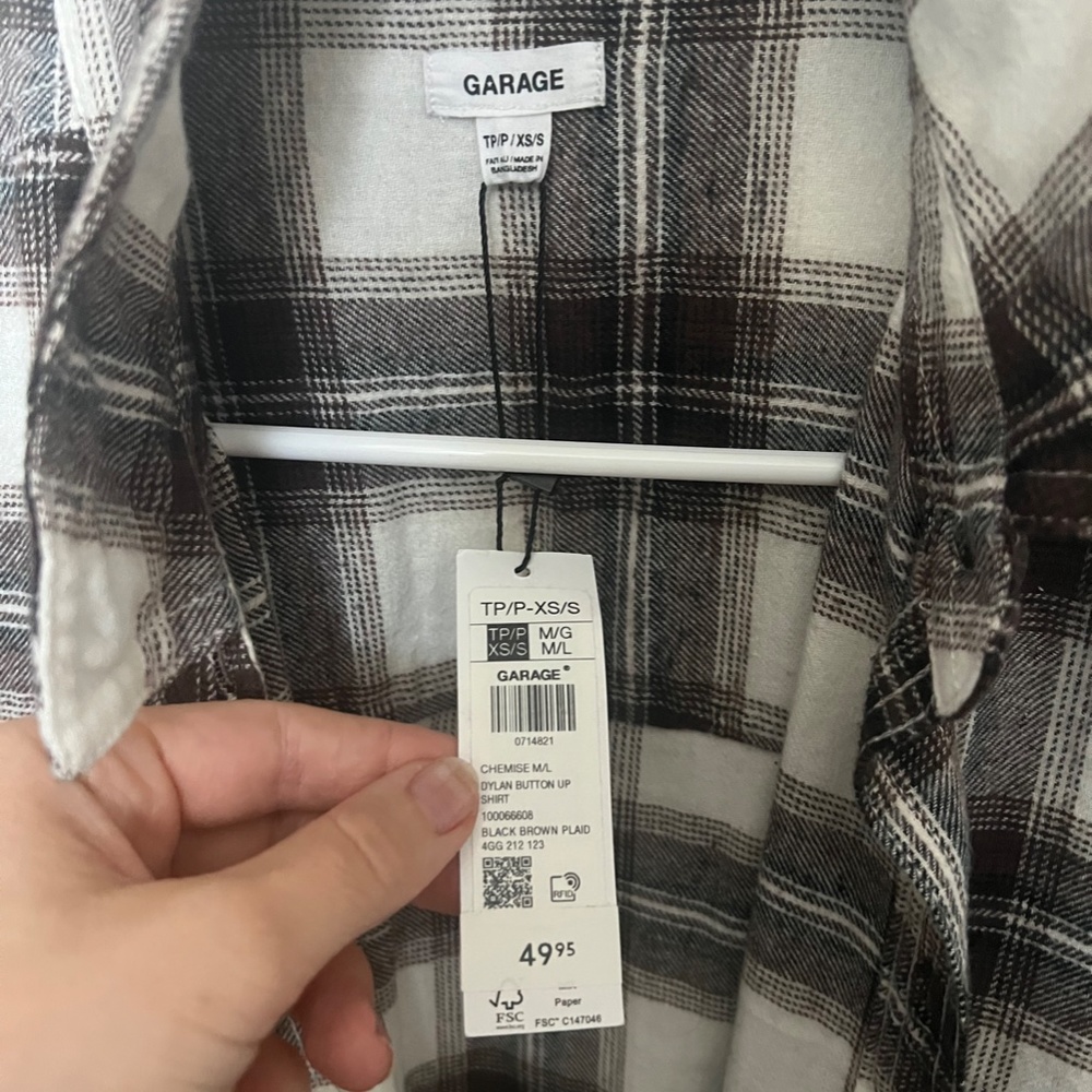 Flannel button down - Picture 2 of 2
